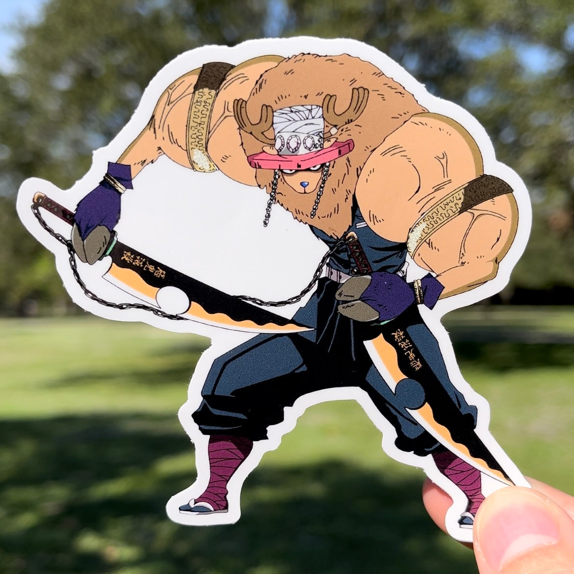 Chopper x Demon Slayer Stickers