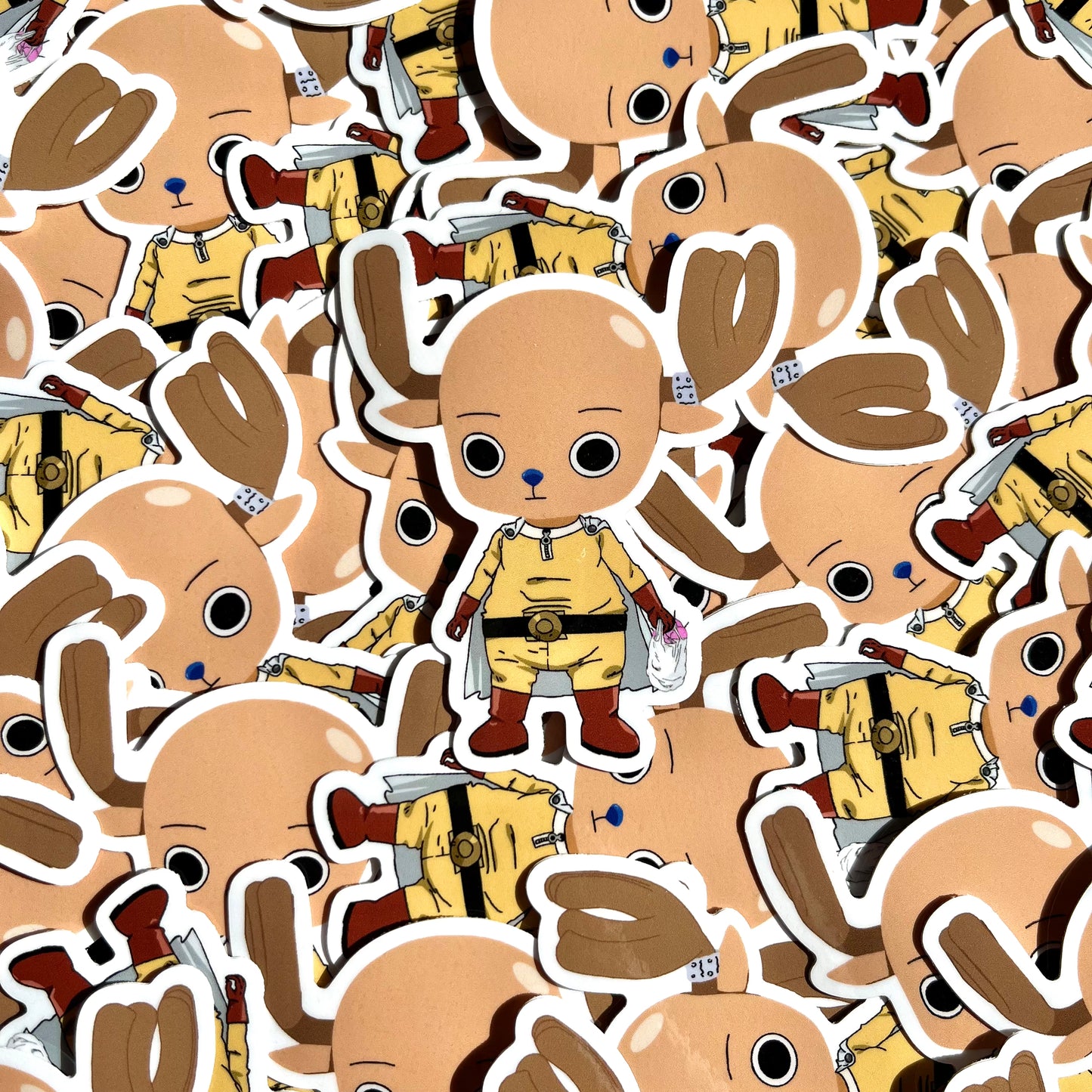 Chopper x One Punch Man Stickers
